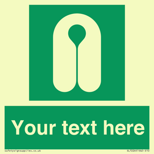 Custom sign safe condition Lifejacket